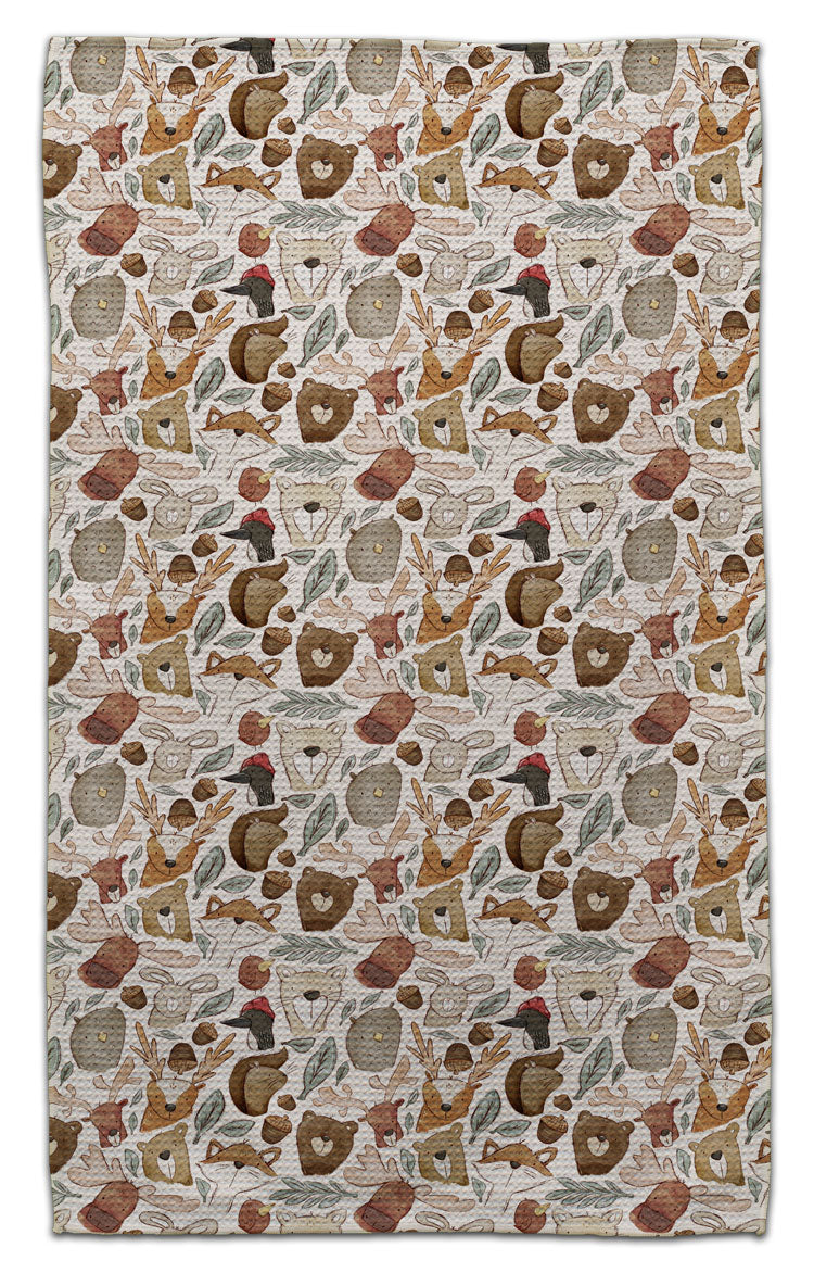 Woodland Animals Eco-Friendly Towel