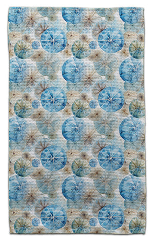 Blue/Beige Shells Eco-Friendly Towel