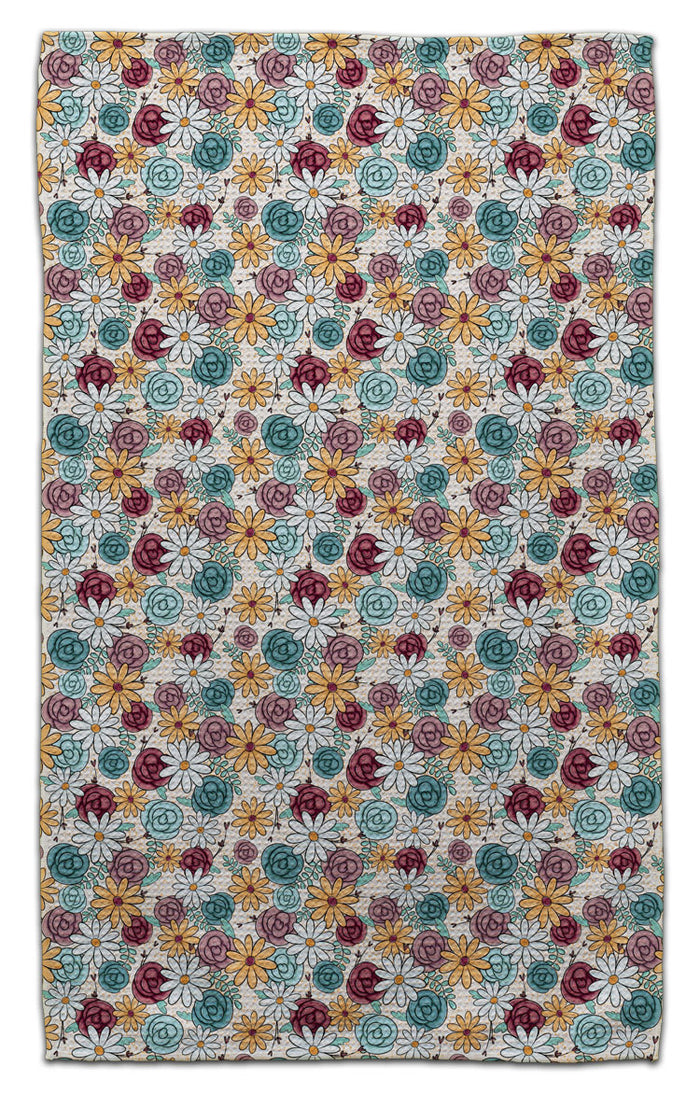 Flowers Boho Eco-Friendly Towel