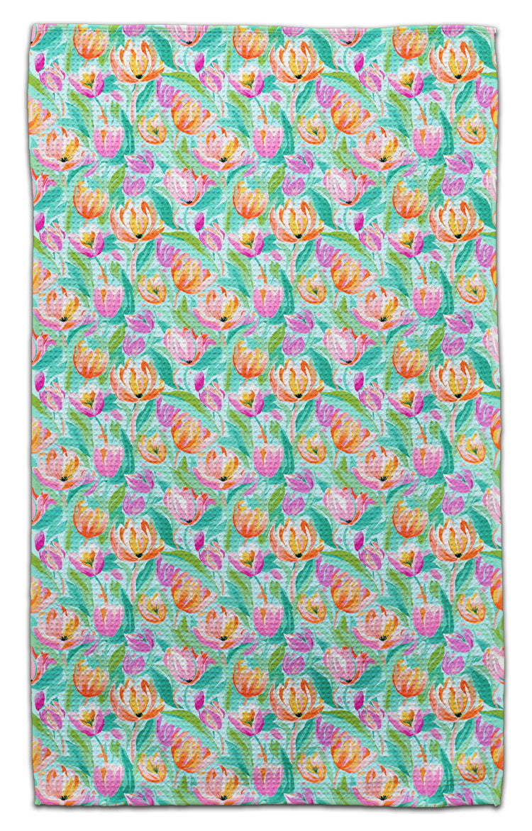 Tulips Eco-Friendly Towel