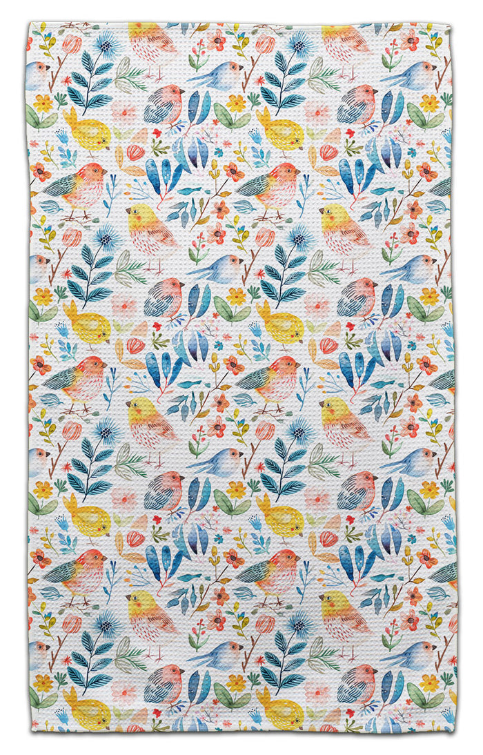 Whimsical Birds Eco-Friendly Towel