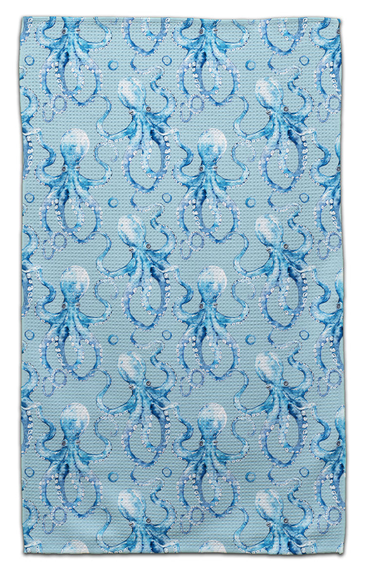 Blue Octopuses Eco-Friendly Towel - CJ Bella Co.