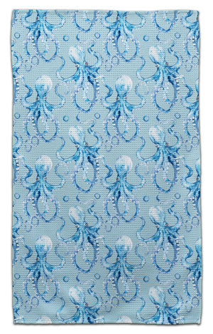 Blue Octopuses Eco-Friendly Towel