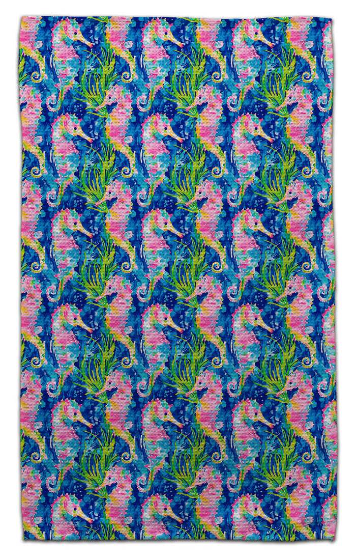 Seahorse Multicolor Eco-Friendly Towel