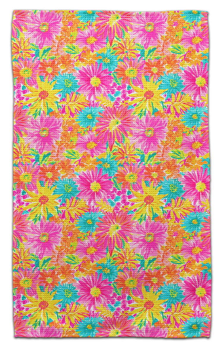 Confetti Flowers Eco-Friendly Towel