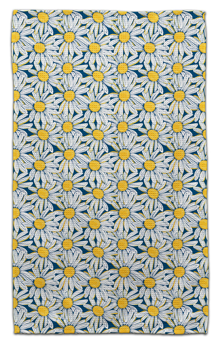Yellow Button Daisy Eco-Friendly Towel