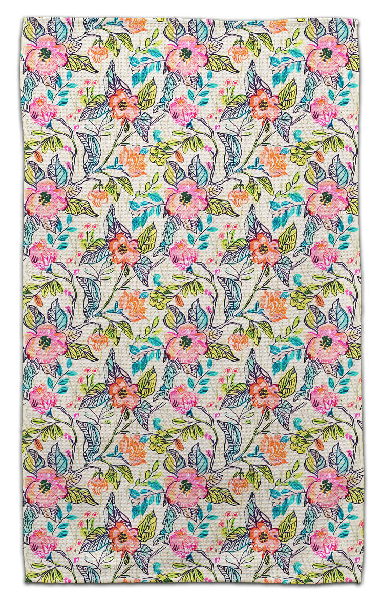 Tea Poppies Eco-Friendly Towel