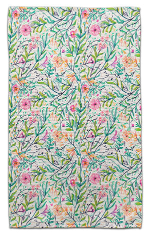 Flowers In Motion Eco-Friendly Towel