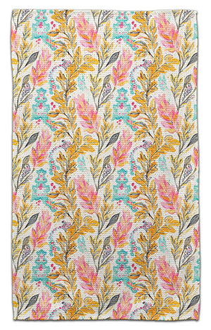 Golden Peach Flower Eco-Friendly Towel