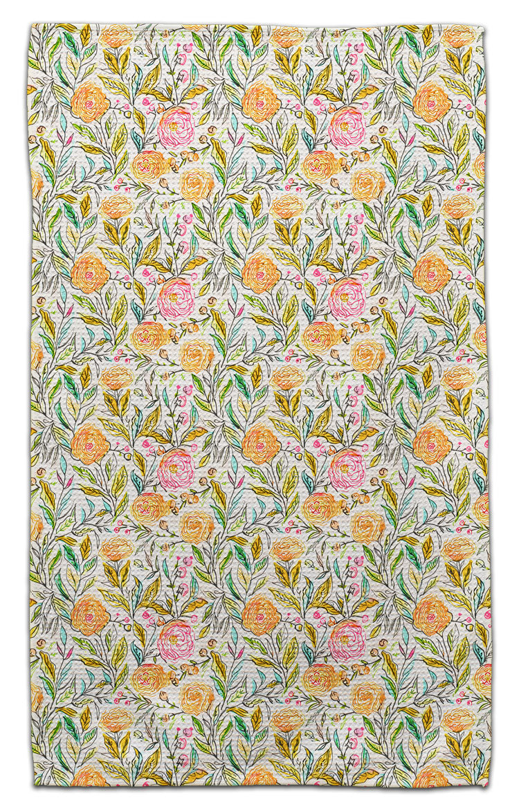 Yellow Rose Eco-Friendly Towel