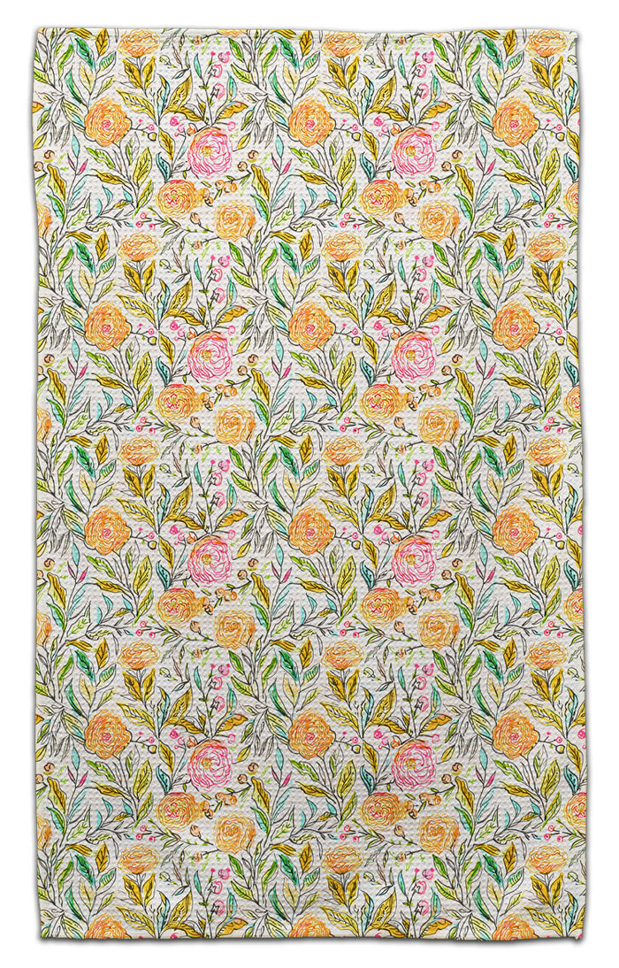 Yellow Rose Eco-Friendly Towel