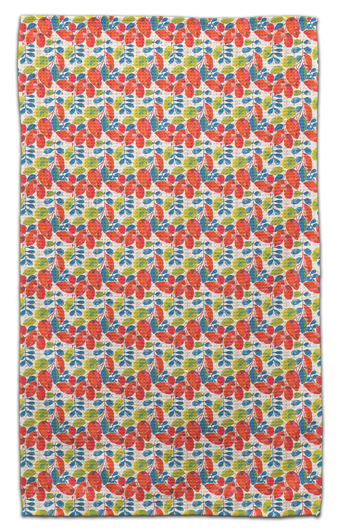 Red Leaves Eco-Friendly Towel