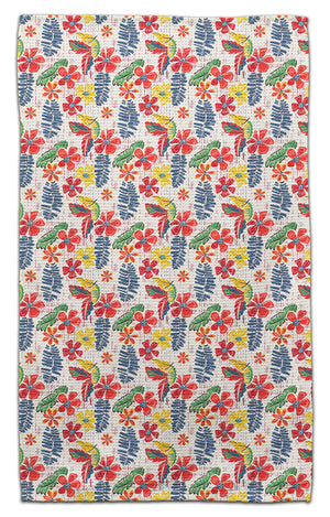 Blue Fern Nasturtium Eco-Friendly Towel