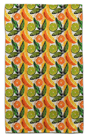 Orange Lime Eco-Friendly Towel