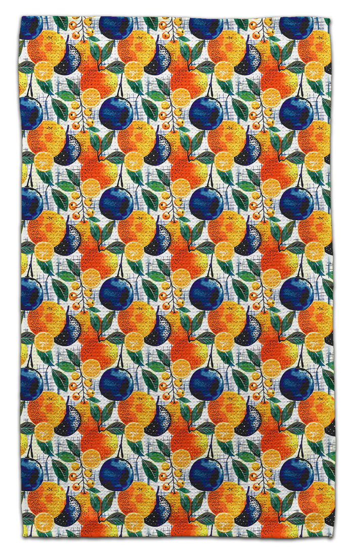 Plum & Orange Eco-Friendly Towel