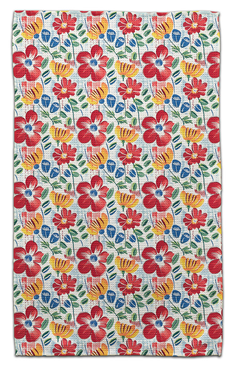 Red Yellow & Blue Eco-Friendly Towel