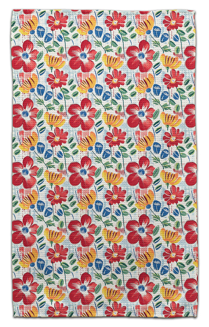 Red Yellow & Blue Eco-Friendly Towel