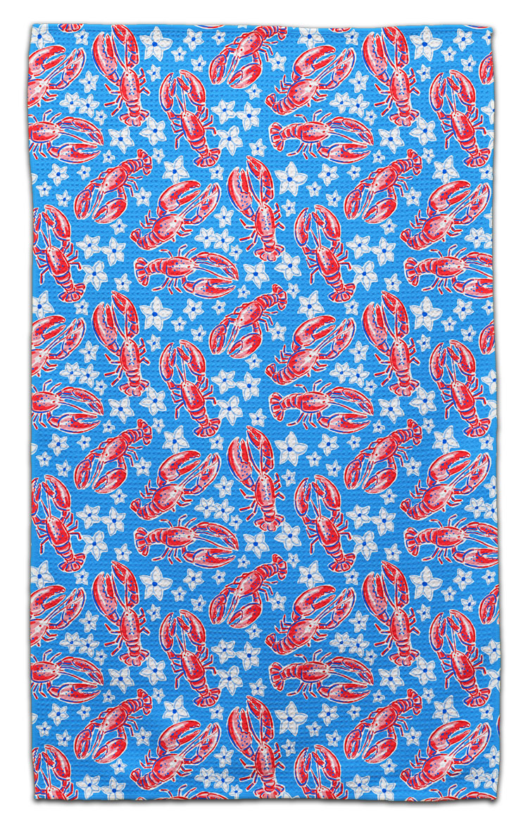 Dancin Lobster Eco-Friendly Towel