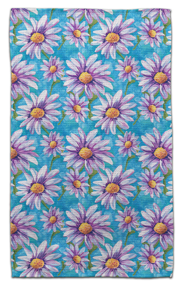Purple Daisy Eco-Friendly Towel
