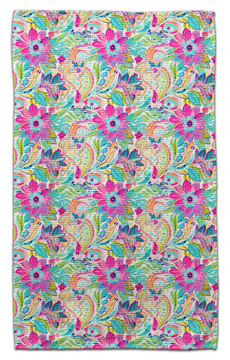 Purple Dahlia Eco-Friendly Towel