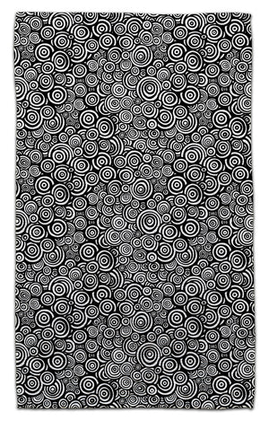 Black & White Swirl Eco-Friendly Towel
