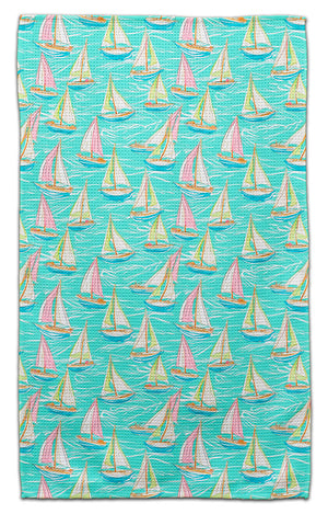 Sailboat Eco-Friendly Towel