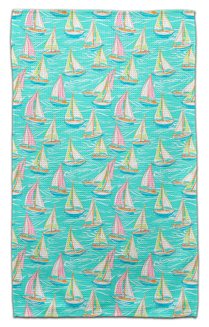 Sailboat Eco-Friendly Towel