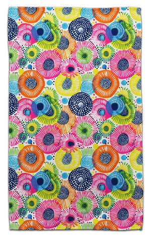 Orange/Black Sea Urchin Eco-Friendly Towel