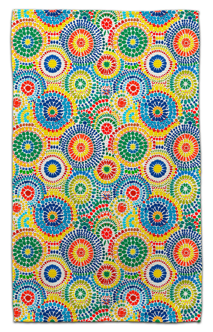 Mosaic Circles Eco-Friendly Towel
