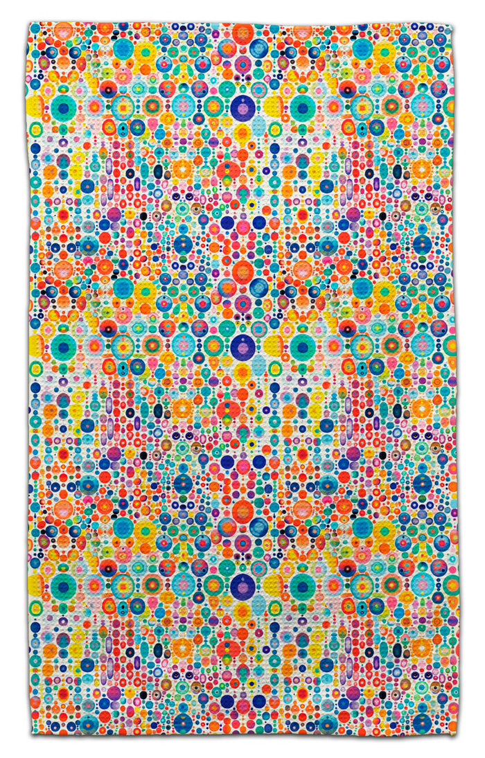 Overlap Little Circles Eco-Friendly Towel