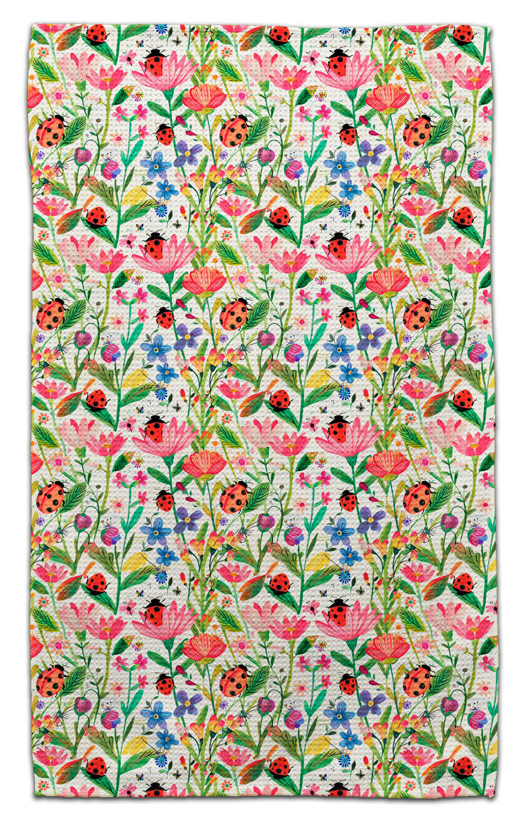 Ladybug Whimsical Eco-Friendly Towel