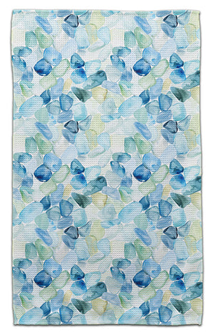 Sea Glass Blues Eco-Friendly Towel