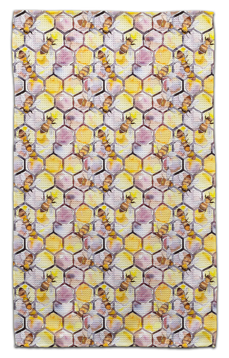 Honeycomb Bees Eco-Friendly Towel