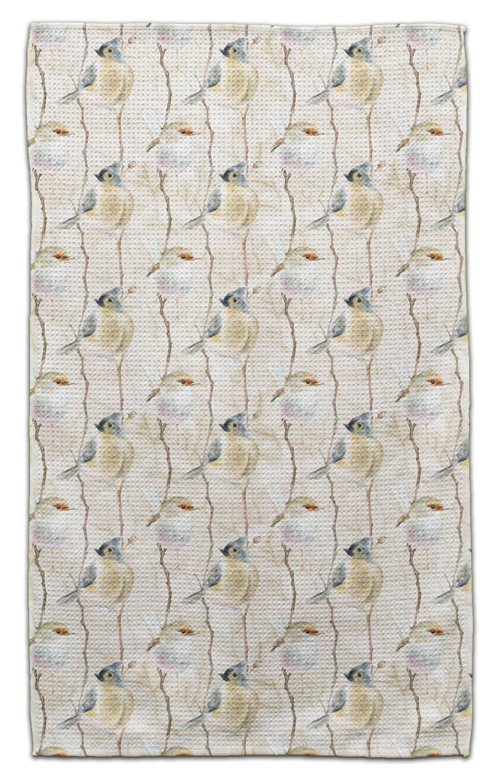 Sparrows and Tufted Jays Eco-Friendly Towel