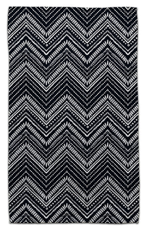 Black & White Chevron Eco-Friendly Towel