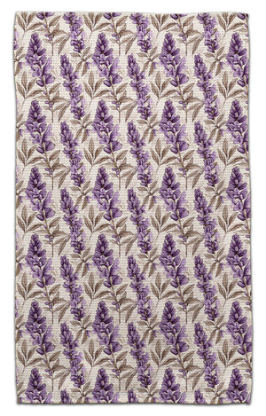 Beige Background Lupine Eco-Friendly Towel