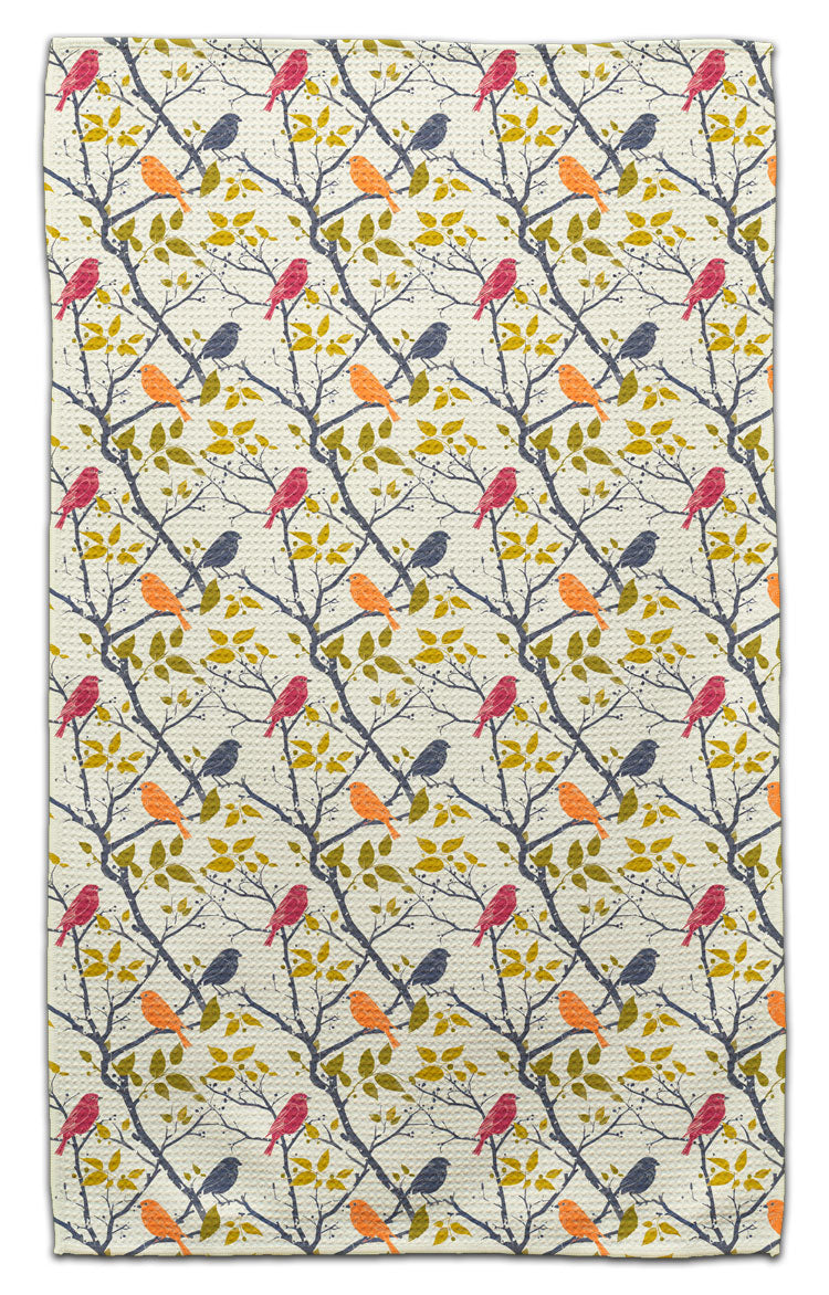 Birds on Branches Eco-Friendly Towel