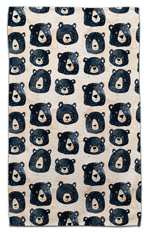 Black Bear Faces Eco-Friendly Towel