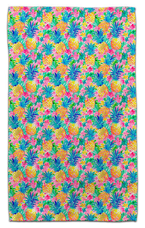 Colorful Pineapples Eco-Friendly Towel