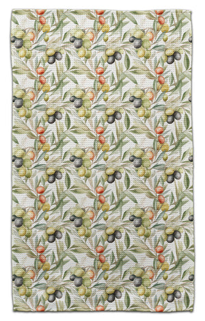 Tri-Colored Olives Eco-Friendly Towel