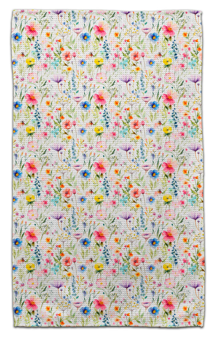 Bright Wildflowers Eco-Friendly Towel