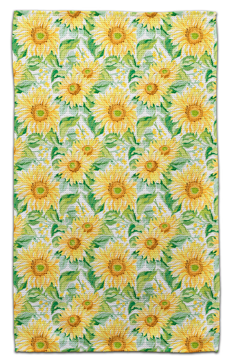 Yellow Sunflowers Eco-Friendly Towel