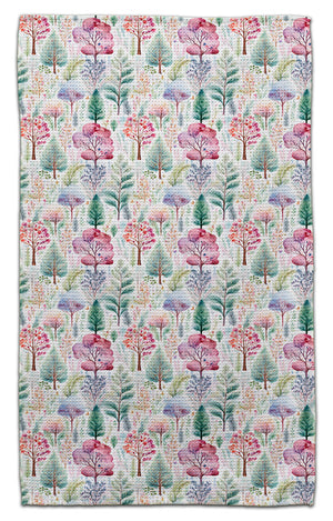 Multi Color Trees Eco-Friendly Towel