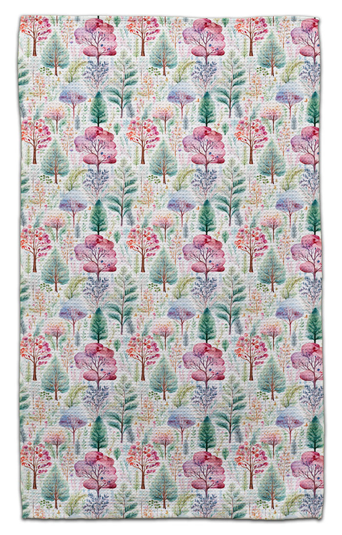 Multi Color Trees Eco-Friendly Towel