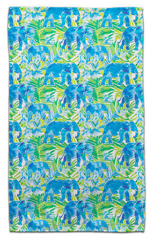 Blue Elephants Eco-Friendly Towel