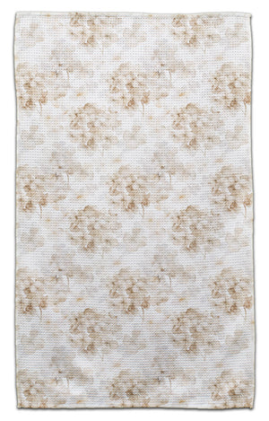 Beige Forget Me Nots Eco-Friendly Towel