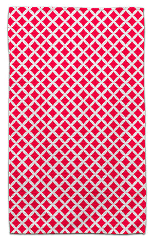 Red Diamonds Eco-Friendly Towel
