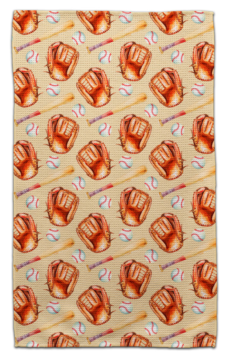 Baseball Gloves & Bats Eco-Friendly Towel