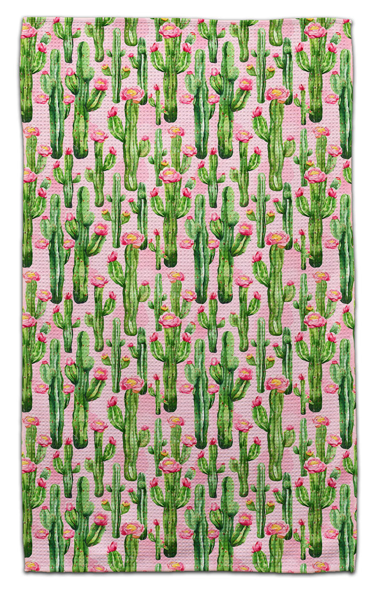 Pink Cactus Eco-Friendly Towel