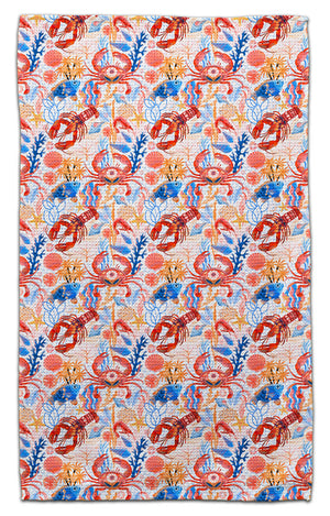 Lobster, Crab, and Fish Eco-Friendly Towel